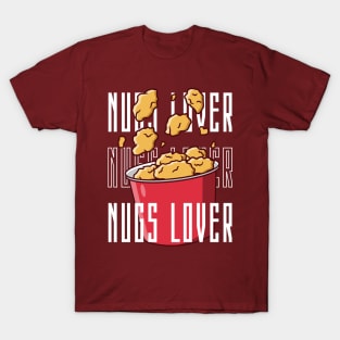 Nugget Lover Nugget Addict Design T-Shirt